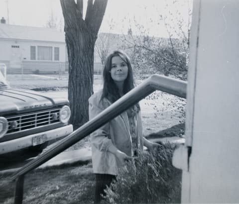 Carolyn & John, in March, March 1971, photograph 4 of 12