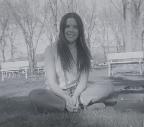 Carolyn & John, in March, March 1971, photograph 10 of 12