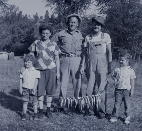 Gone Fishing, probably the 1950s, photograph 1 of 6