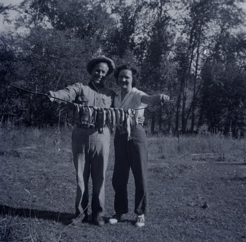 Gone Fishing, probably the 1950s, photograph 2 of 6