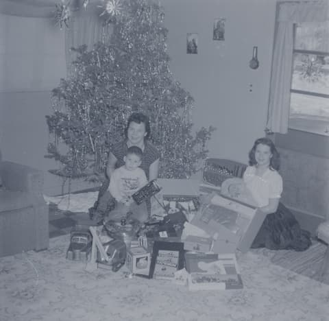 Christmas and Easter, probably the late 1940s–50s, photograph 1 of 8