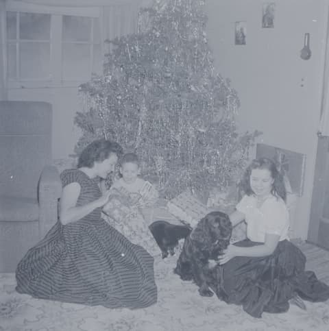Christmas and Easter, probably the late 1940s–50s, photograph 4 of 8