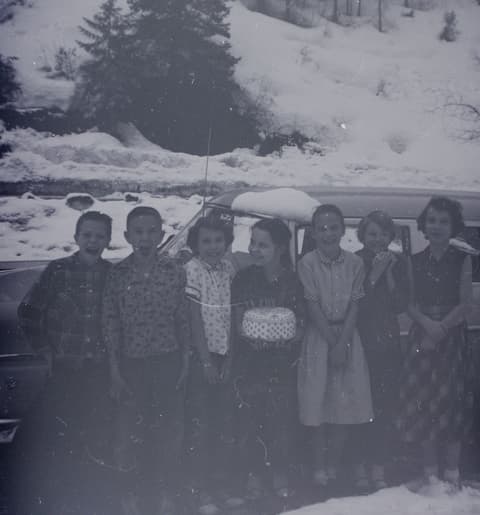 Snowbound, probably the 1950s, photograph 2 of 38