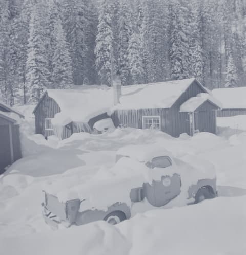 Snowbound, probably the 1950s, photograph 8 of 38