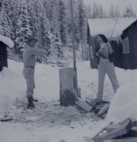 Snowbound, probably the 1950s, photograph 10 of 38