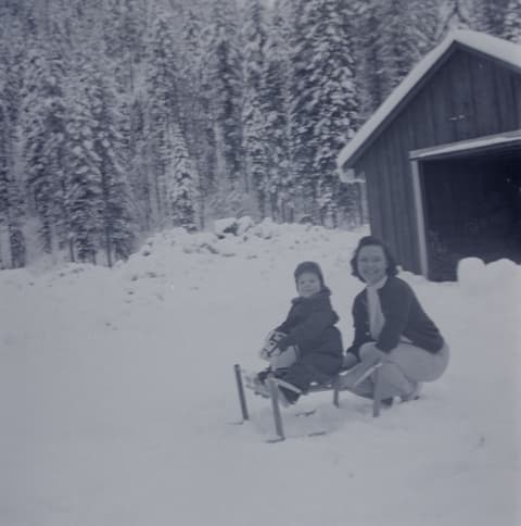 Snowbound, probably the 1950s, photograph 12 of 38