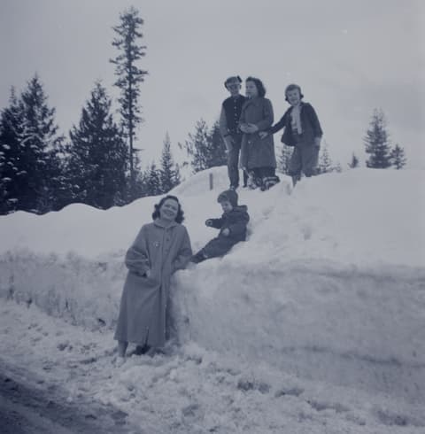 Snowbound, probably the 1950s, photograph 16 of 38