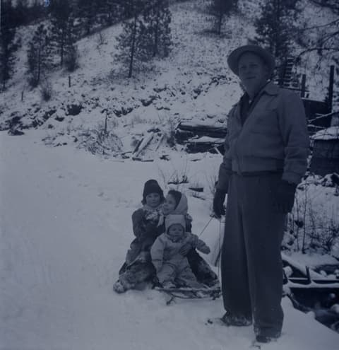 Snowbound, probably the 1950s, photograph 20 of 38