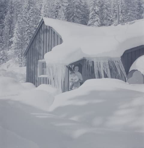Snowbound, probably the 1950s, photograph 21 of 38