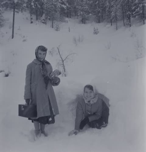 Snowbound, probably the 1950s, photograph 24 of 38