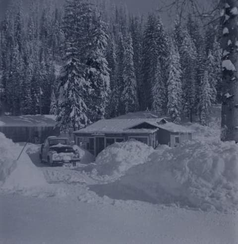 Snowbound, probably the 1950s, photograph 26 of 38