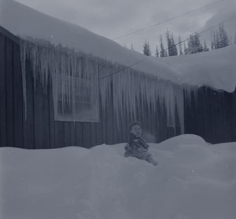 Snowbound, probably the 1950s, photograph 27 of 38