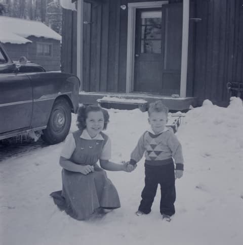 Snowbound, probably the 1950s, photograph 32 of 38