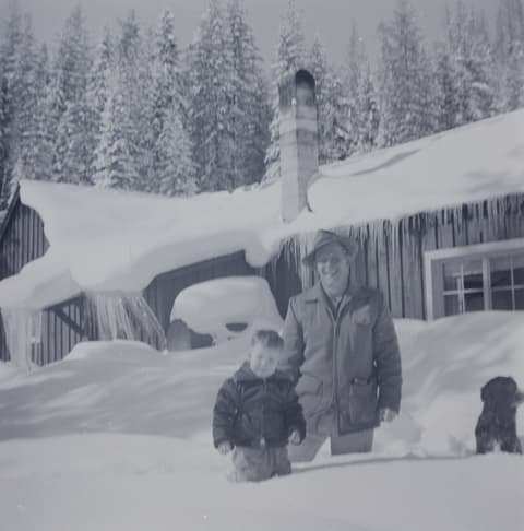 Snowbound, probably the 1950s, photograph 33 of 38