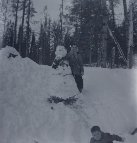 Snowbound, probably the 1950s, photograph 38 of 38