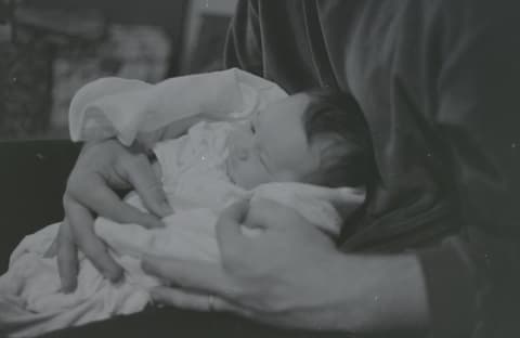 The Baby & the Puppies, October 1971, photograph 5 of 14