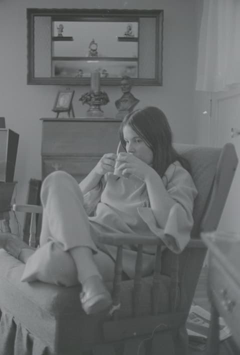 The Baby & the Puppies, October 1971, photograph 8 of 14