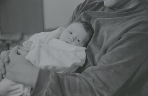 The Baby & the Puppies, October 1971, photograph 14 of 14
