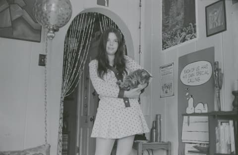 Cats in the Park, April 1971, photograph 8 of 15