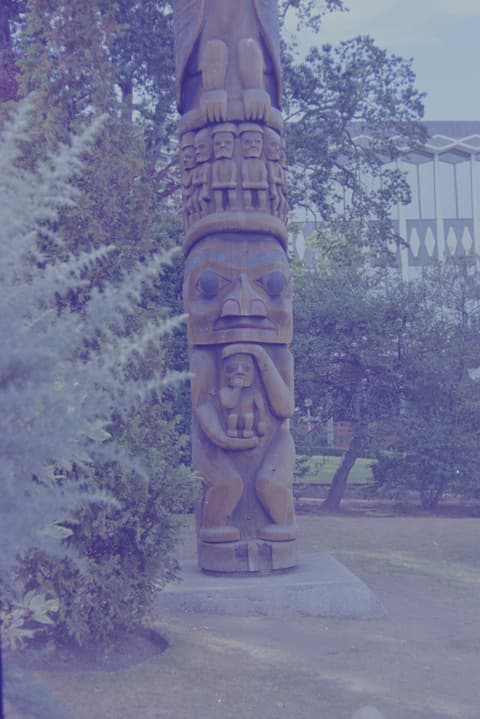 Victoria: Totems, Parliament & Butchart Gardens, September 1973, photograph 9 of 18