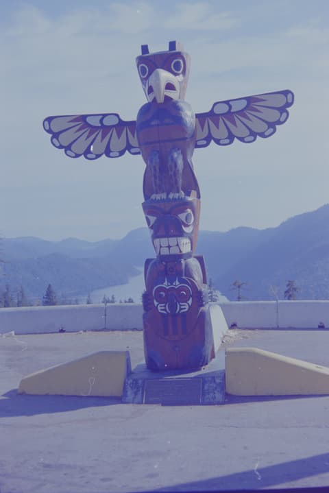 Victoria: Totems, Parliament & Butchart Gardens, September 1973, photograph 16 of 18