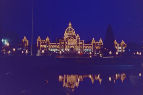 Victoria by Night & the Ferry Home, September 1973, photograph 3 of 20